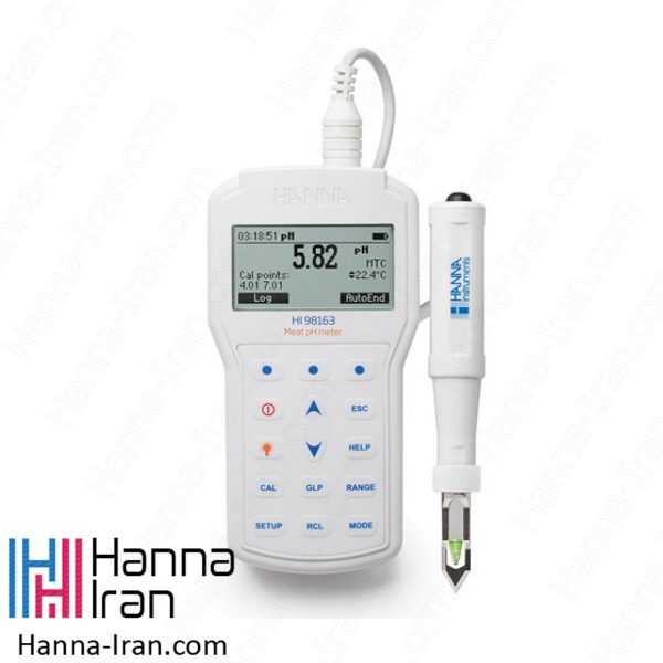 pH متر پرتابل گوشت HI98163 کمپانی هانا