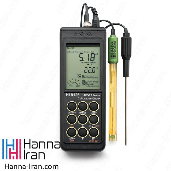 خرید و سفارش pH/mV متر پرتابل HI9126 شرکت هانا