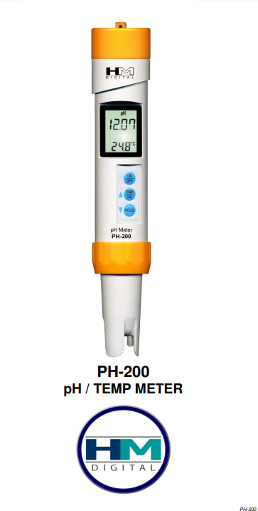 pH سنج قلمی ضد آب PH-200 با الکترود قابل تعویض