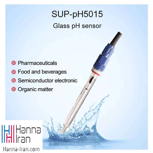 سنسور pH شیشه‌ای SUP-PH5015 - HANNA-IRAN.COM